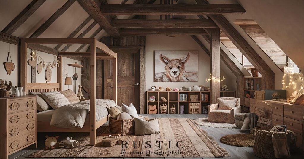 Rustic Interior Design Style - Kids Room