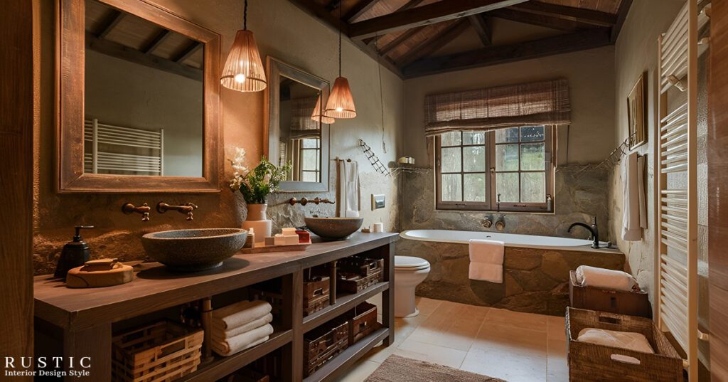 Rustic Interior Design Style | Bathroom