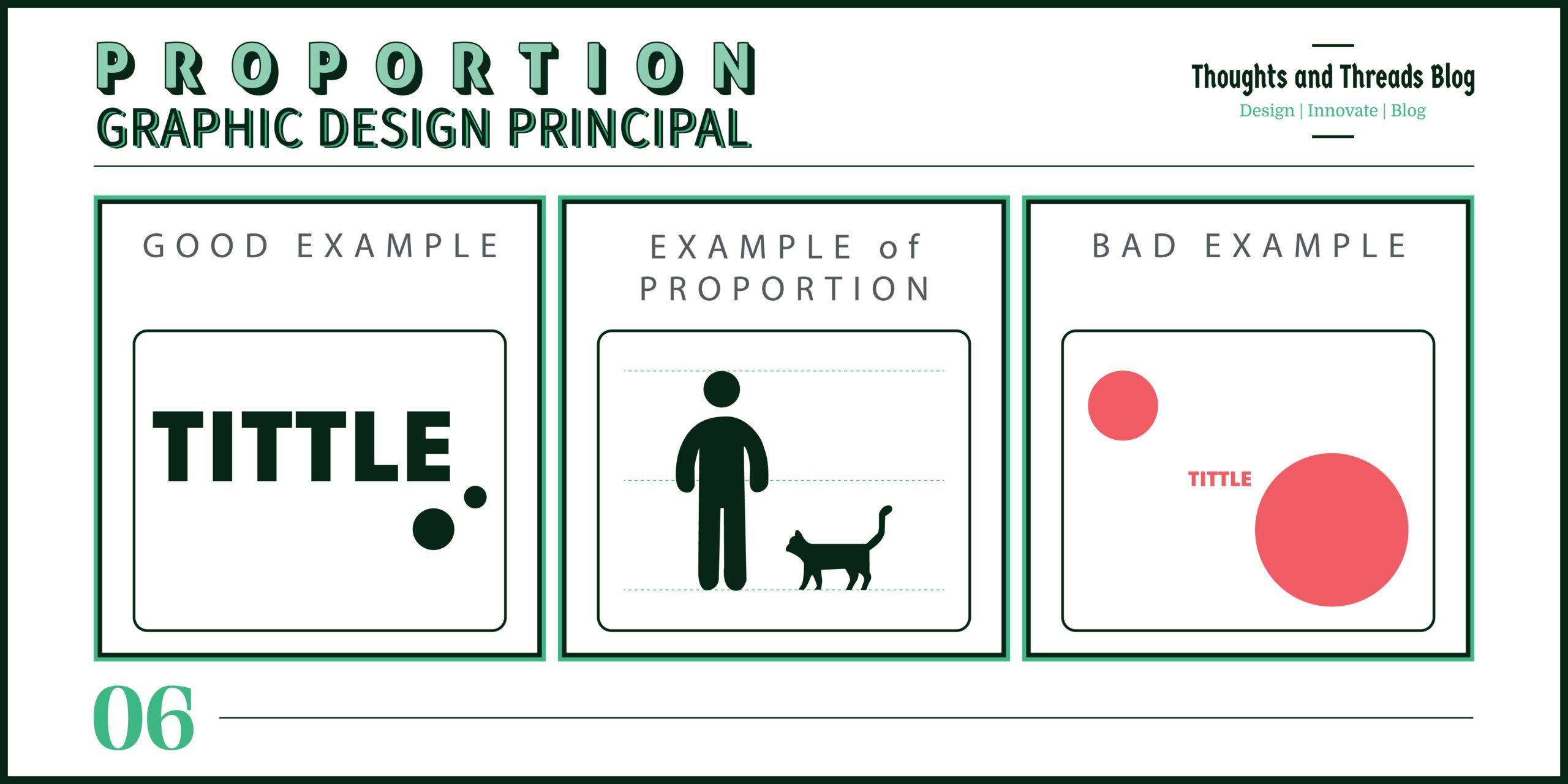 No 06 Proportion - Graphic Design Principles